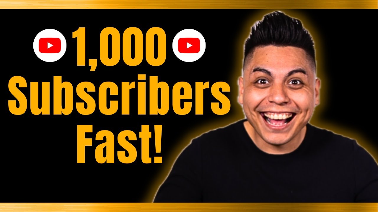 Get 1,000 Subscribers Fast!
