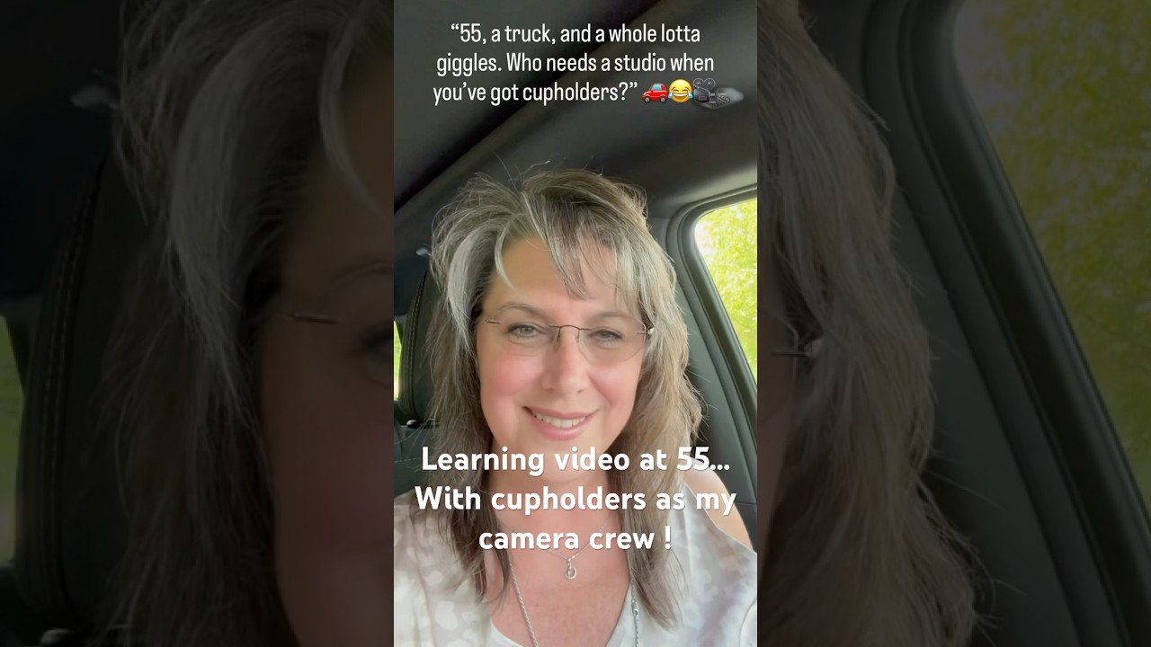 Vehicle Video at the age of 55! WHO Needs Professional Studio When You Have Cupholders🤣