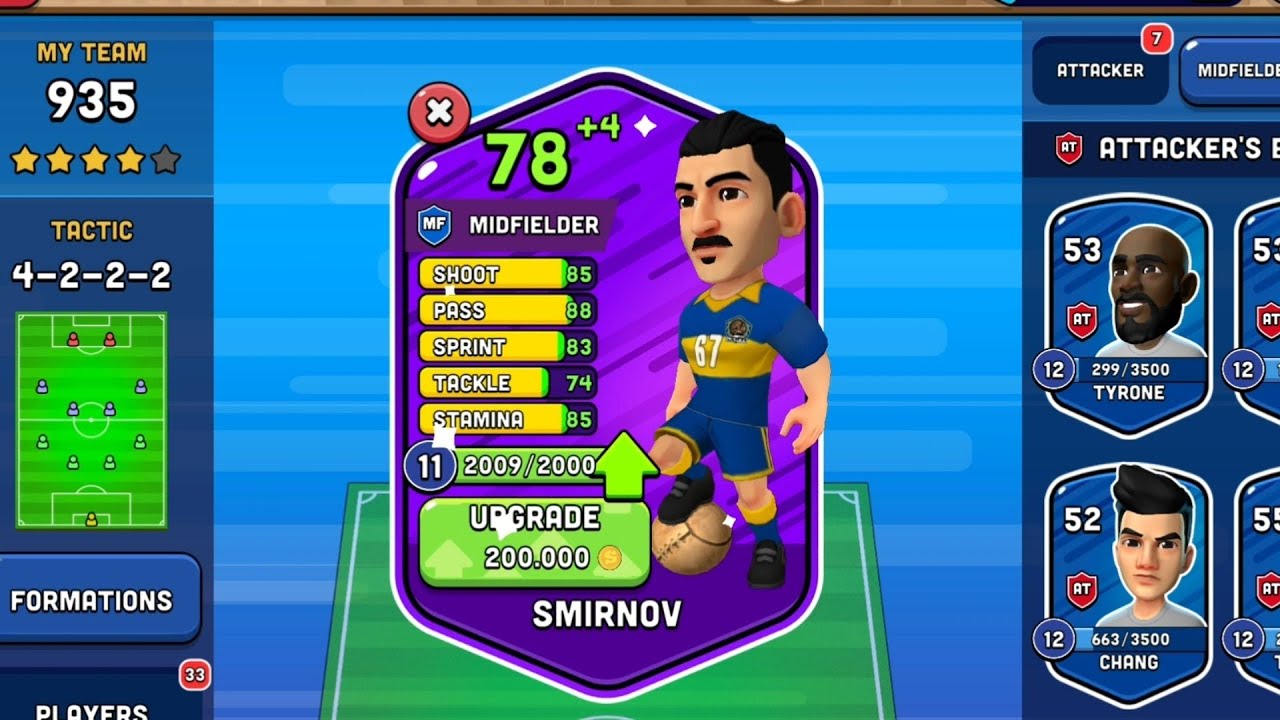 Mini Football SMIRNOV ⬆️ L 12 FULLY UPGRADED