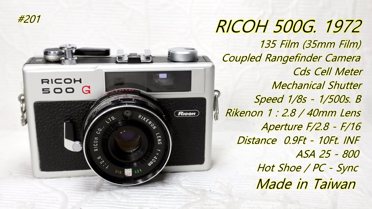 RICOH 500G.  1972