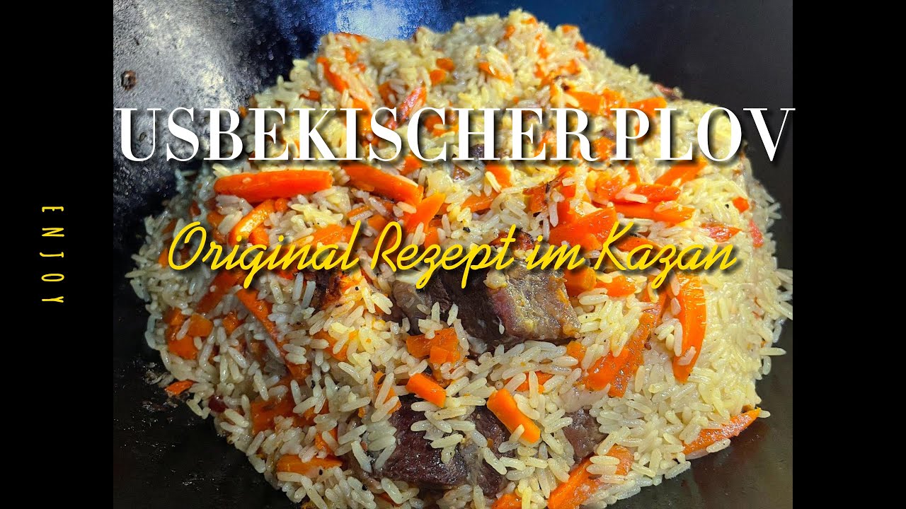 Узбекский плов Лучший рецепт в Казанe на огне 4K