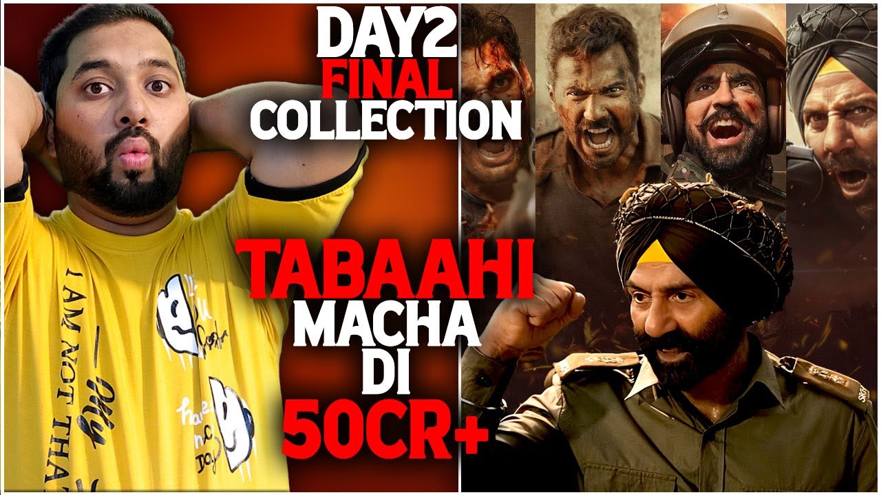 Border 2 Day 2 Final Box Office Collection | Border 2 Box Office Collection India And Worldwide