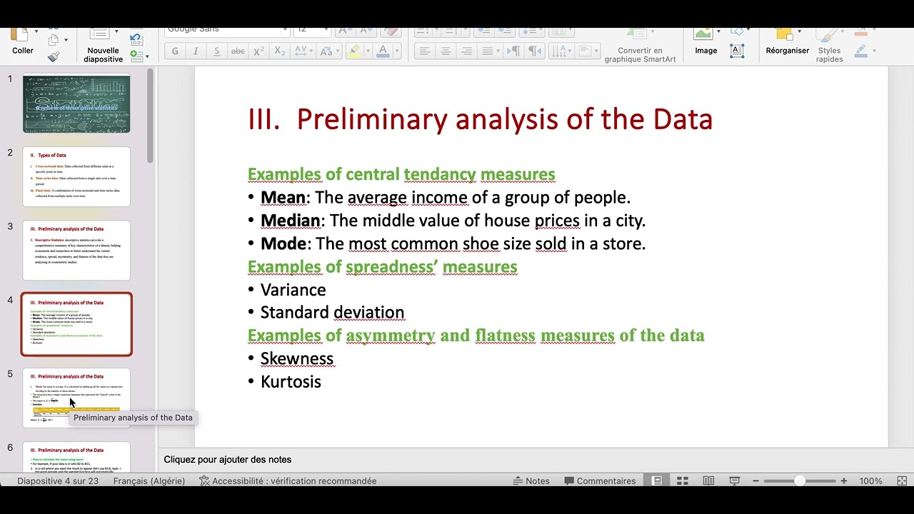 Excel for Beginners: Reviewing Descriptive Statistics  الاحصاء الوصفي مع امثلة في الاكسل للمبتدئين
