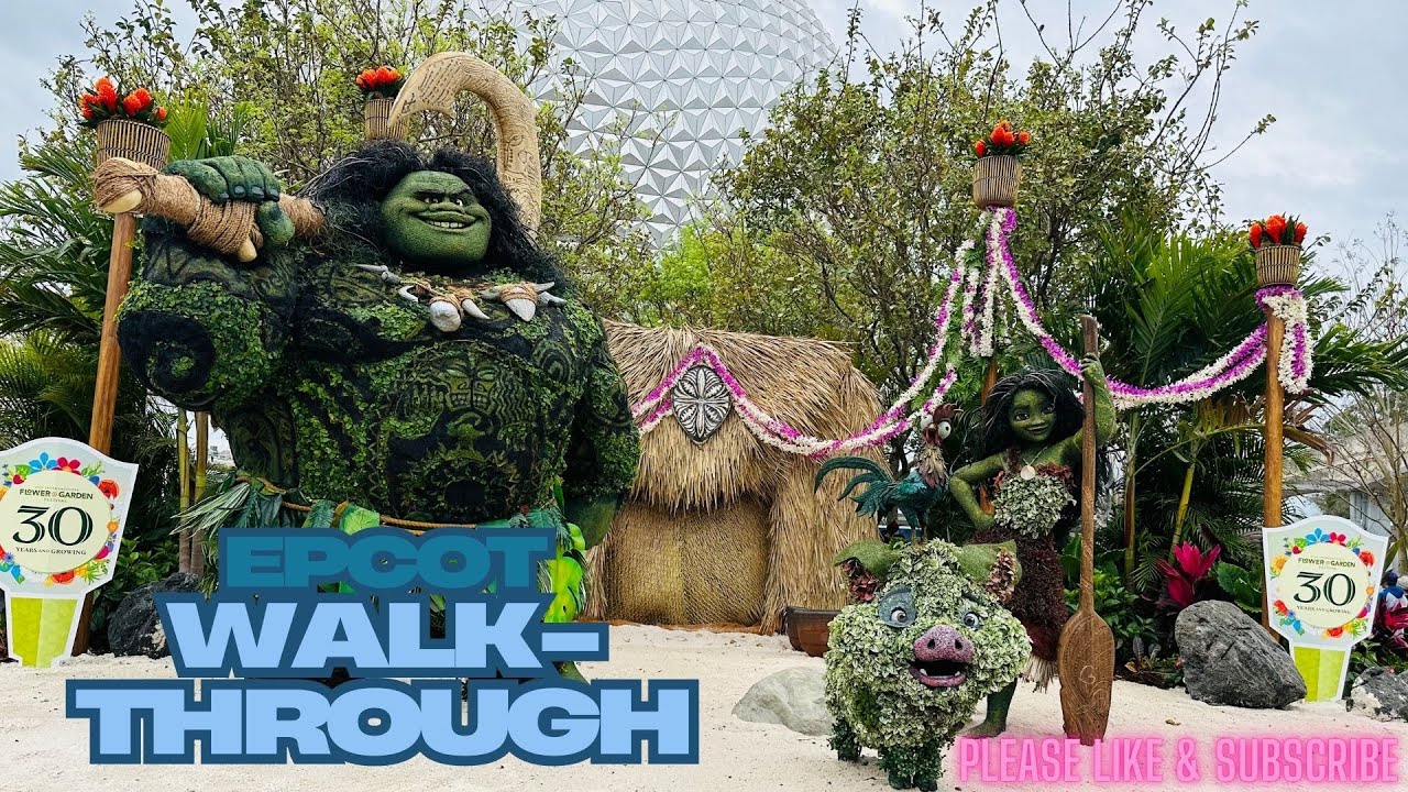 🌸 EPCOT Flower & Garden Festival 2025 | Opening Day Walkthrough | No Commentary 🌿 4K