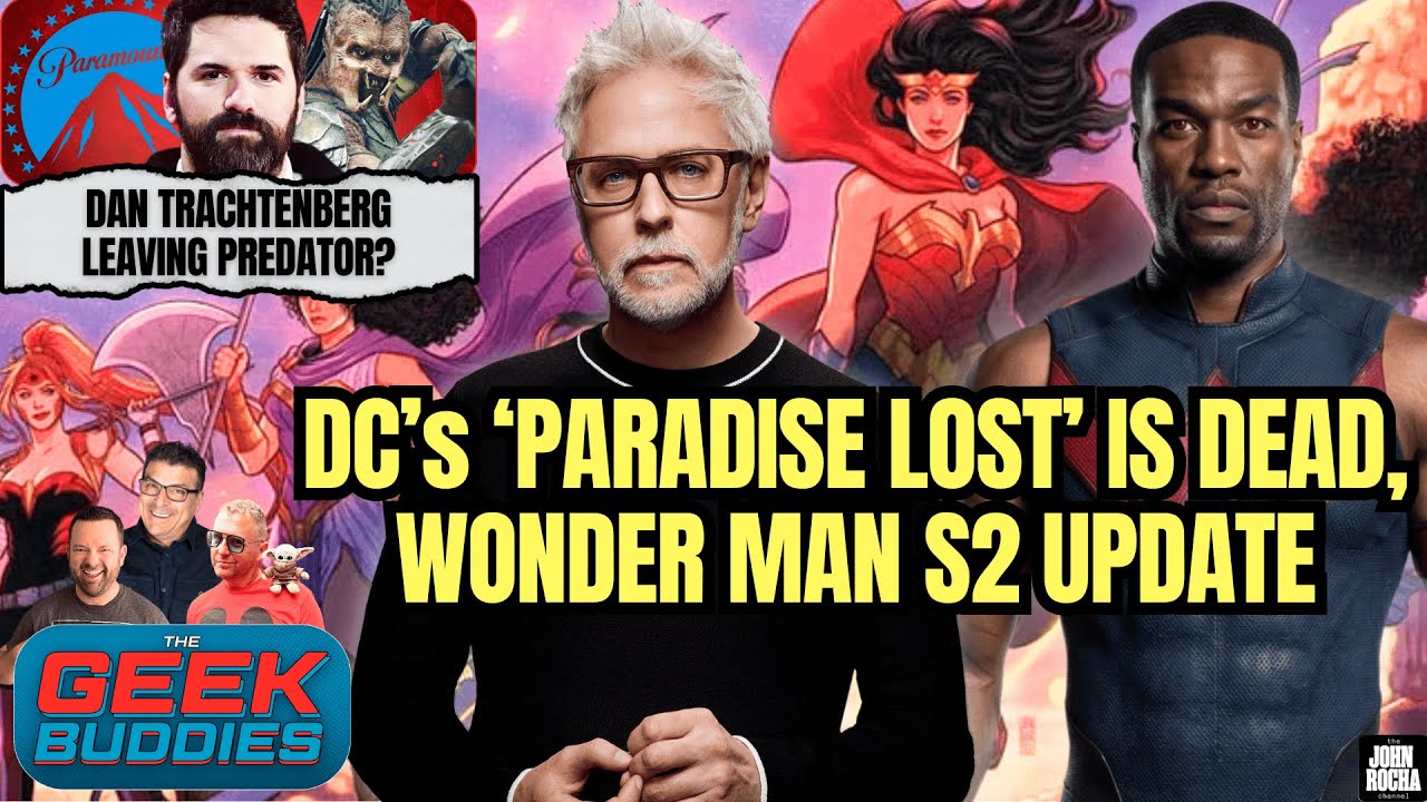 HUGE DC NEWS! Dan Trachtenberg Leaving Predator? WONDER MAN S2 Updates | GEEK BUDDIES LIVE!