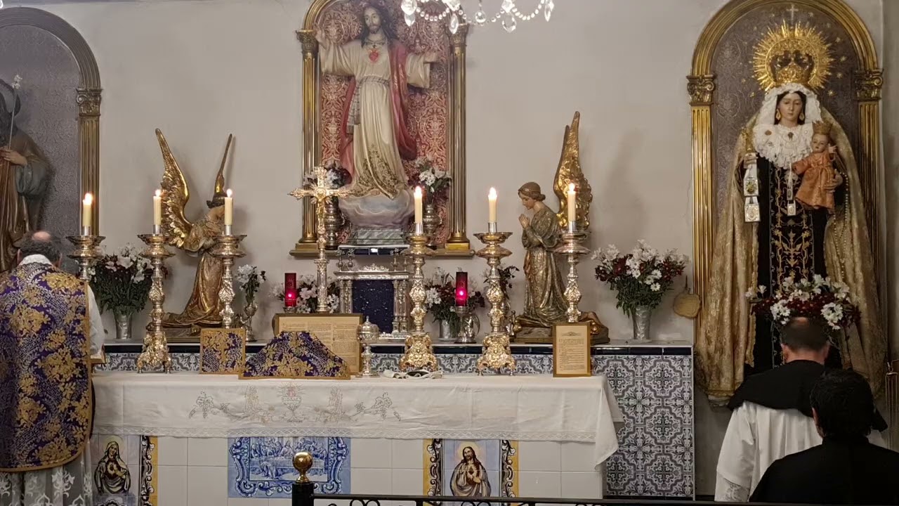 SANTA MISA TRIDENTINA! DOMINICA DE QUINQUAGESIMA! POR EL RVDO PADRE ANGEL DE LA STA. CRUZ. PICASSENT