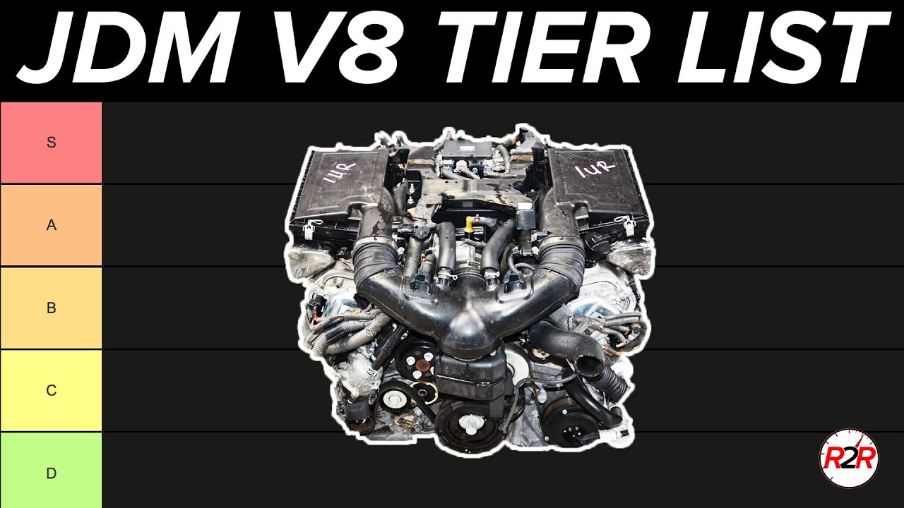 Лучший список японских двигателей V8