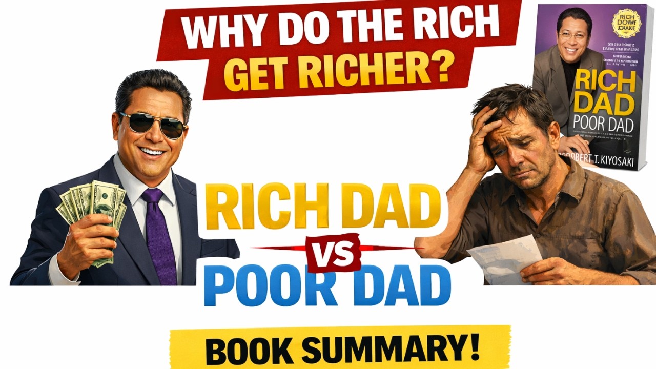 Rich Dad Poor Dad Full Summary | Robert Kiyosaki Money Lessons Explained