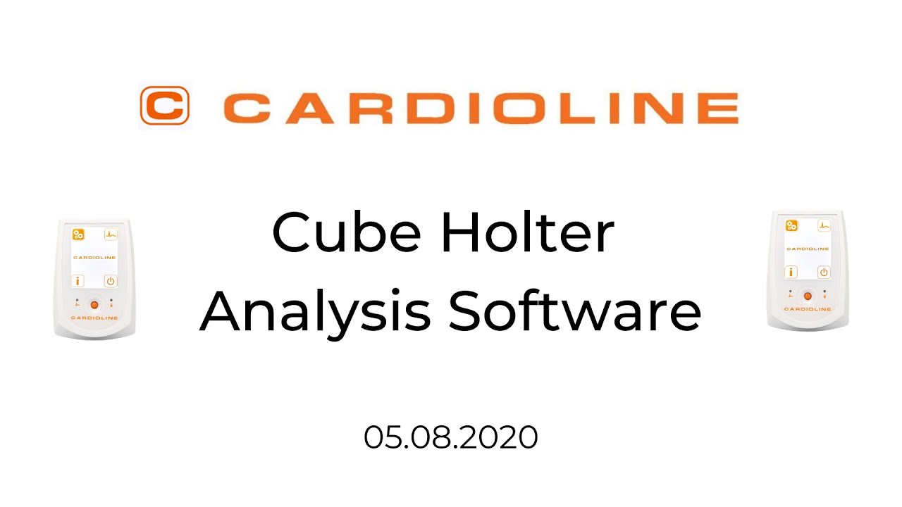Cardioline Cube Holter Analysis Software V3.20 - August 5, 2020