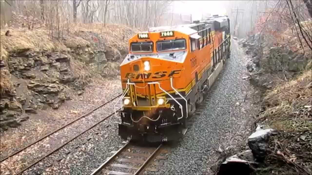 NS Train 13T's Epic Struggle Uphill at 0.4 MPH!