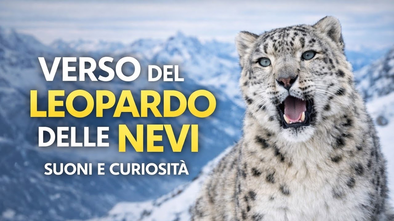 Verso del Leopardo delle Nevi 🐆❄️ | Suoni, curiosità e segreti del felino fantasma
