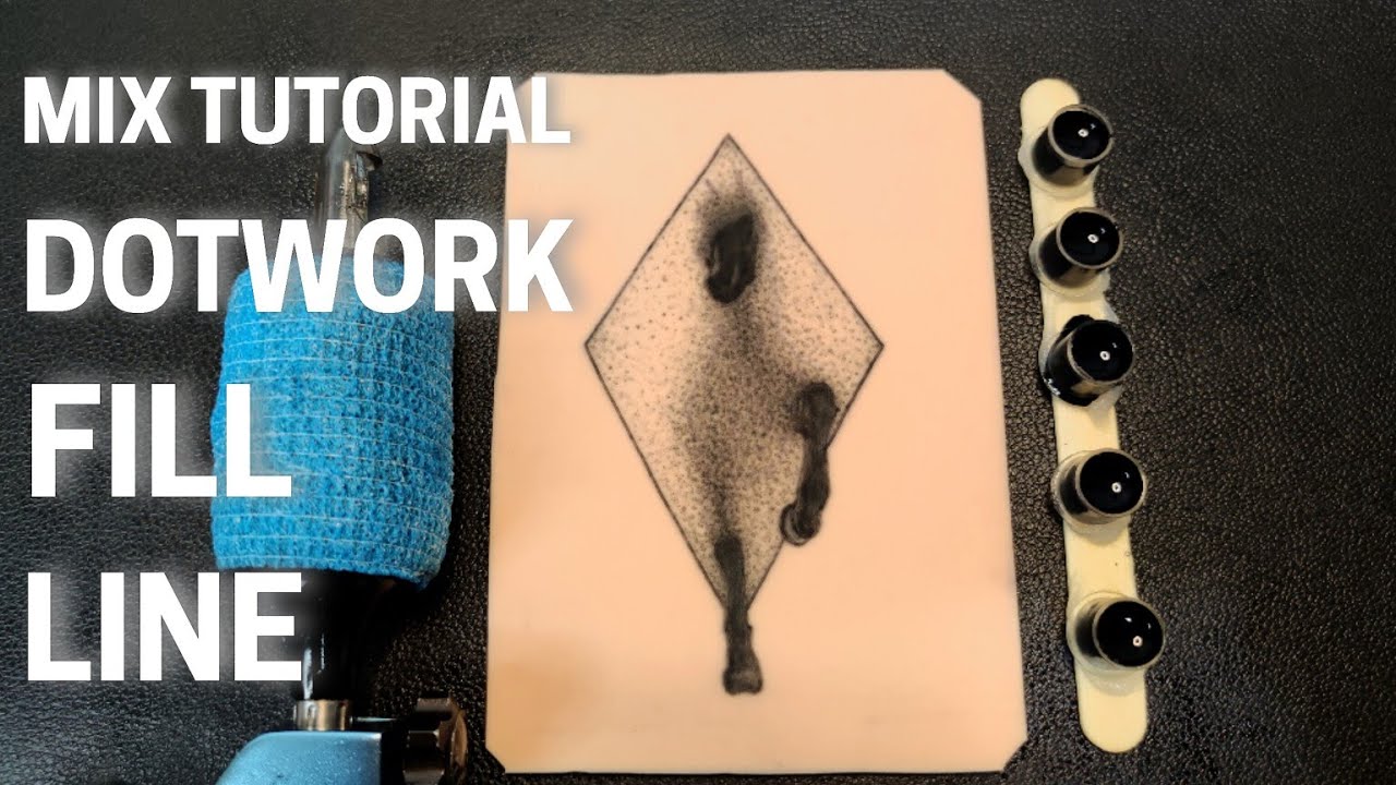 Tattoo Techniques❗ DOTWORK, LINE, SHADING And FILLING Tutorial