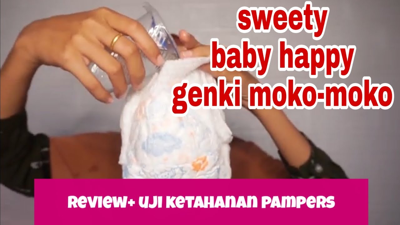 Review sweety diapers, genki moko-moko, dan baby happy