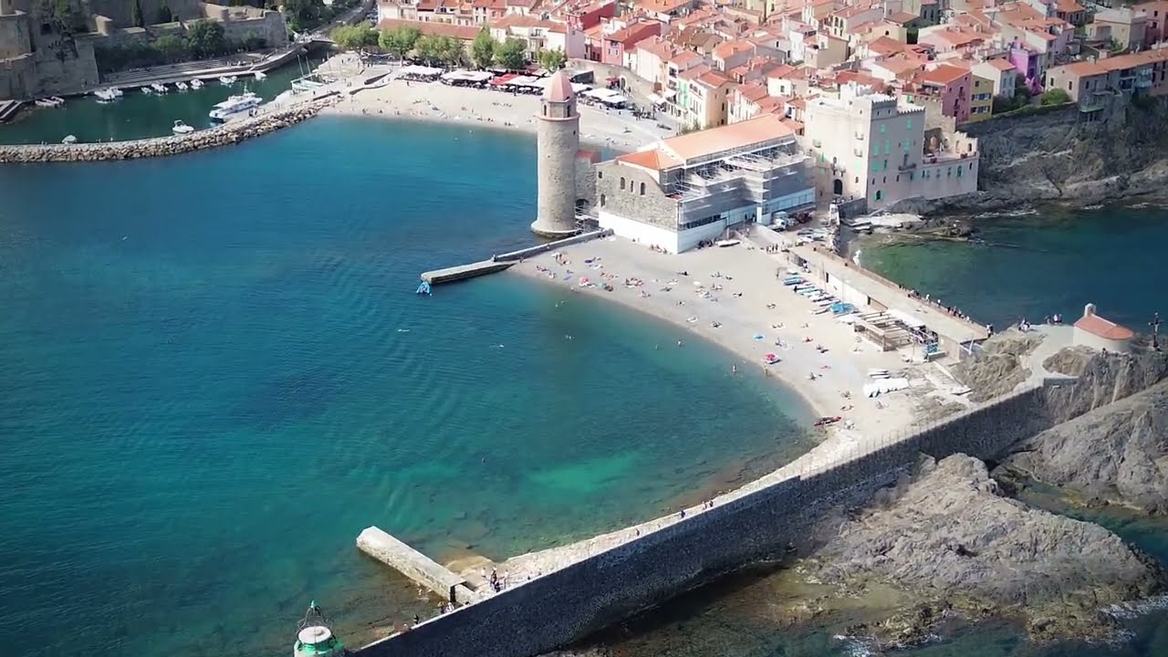 Dji Mini 3 Argeles Port & Collioure