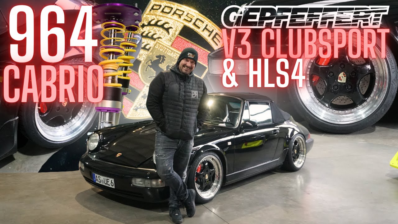 Porsche 964 Cabrio mit GEPFEFFERT V3 Clubsport & HLS4