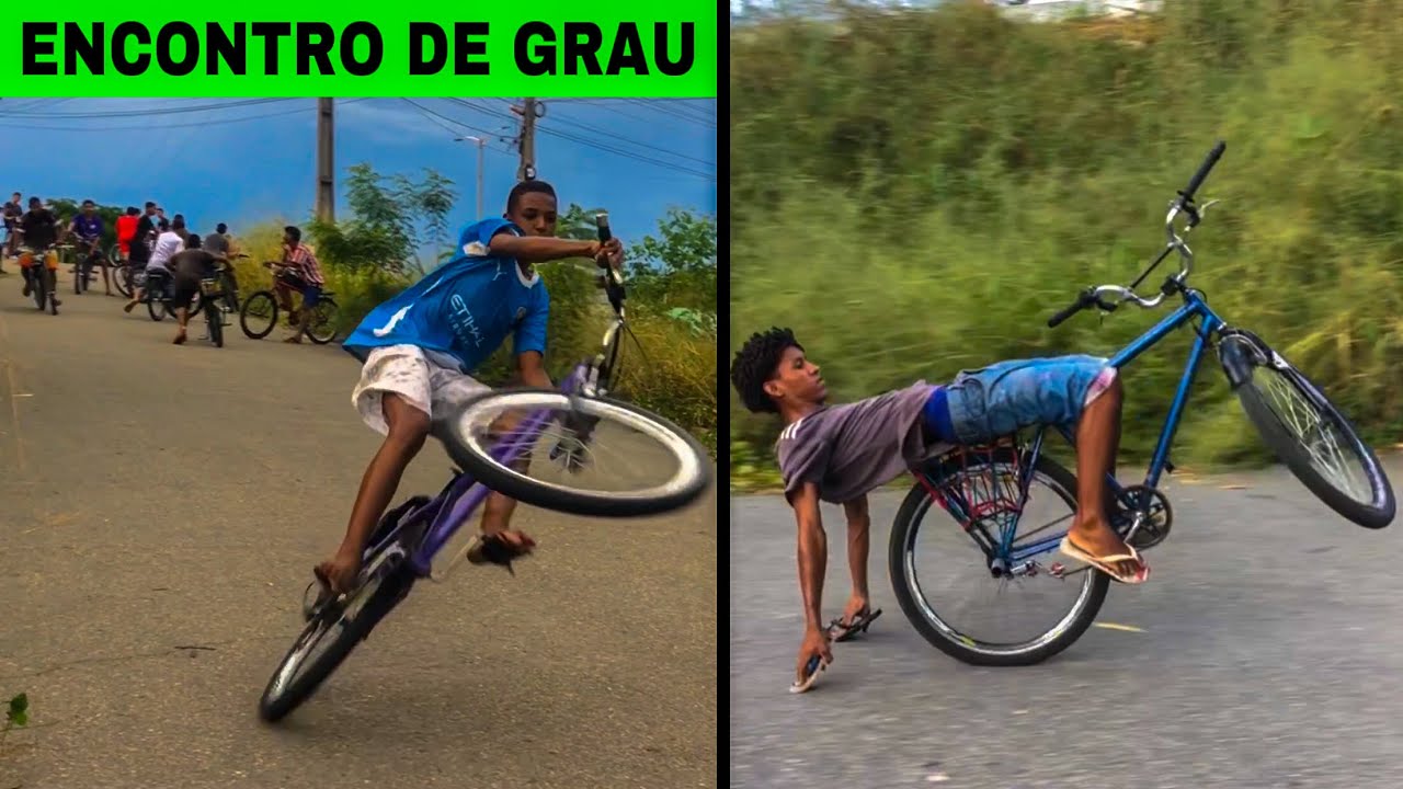 Muito grau nesse encontro de bike