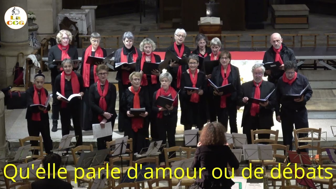 La petite m&eacute;lodie chant&eacute;e par la chorale Reflets