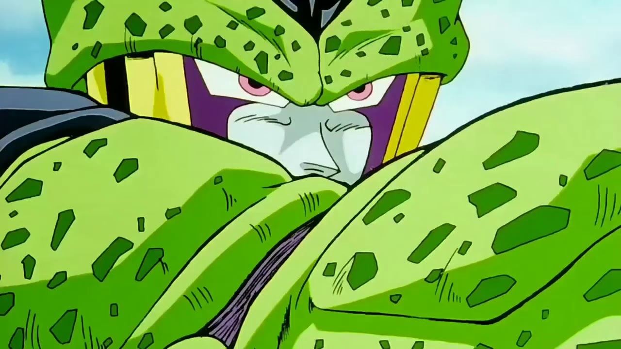 Cell le hace tres preguntas a Trunks