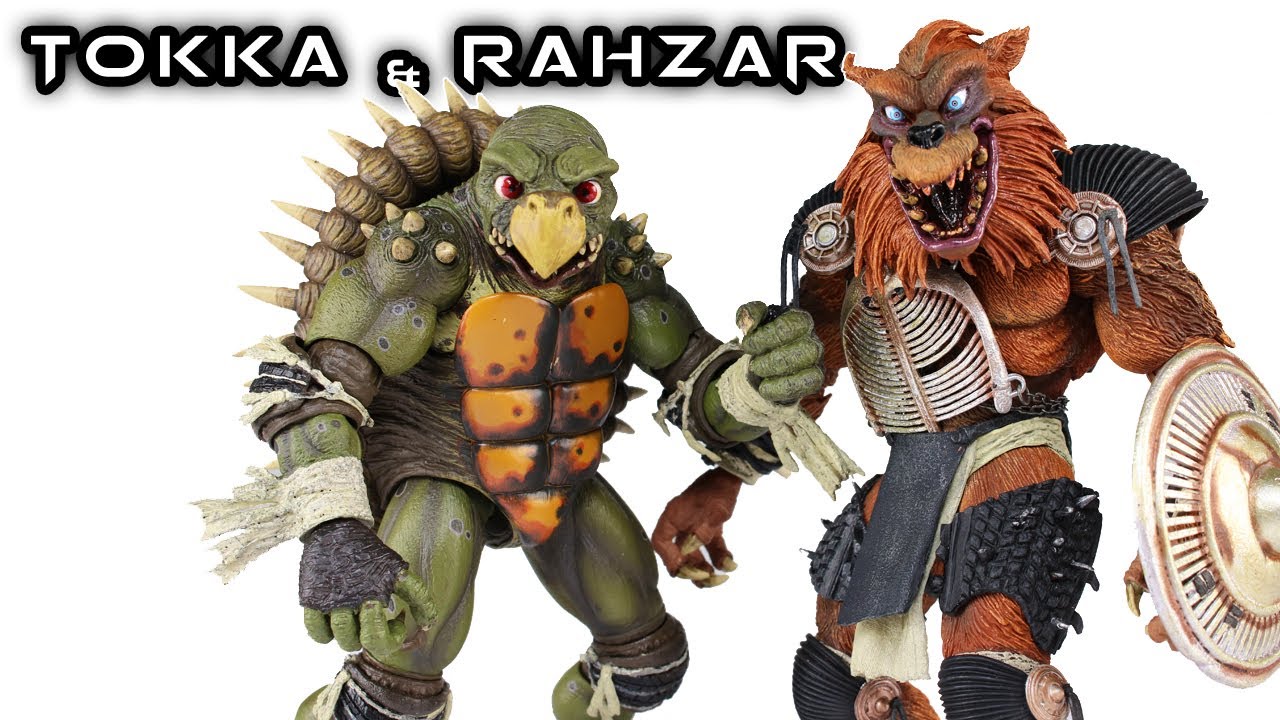 NECA TOKKA & RAHZAR TMNT II: The Secret of the Ooze 2 Pack Action Figure Review