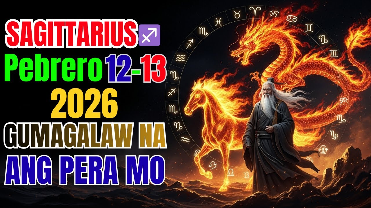 Sagittarius ♐ — Feb 12–13: Ang Uniberso ay Gumagalaw para sa Iyong Kayamanan 🔑💰
