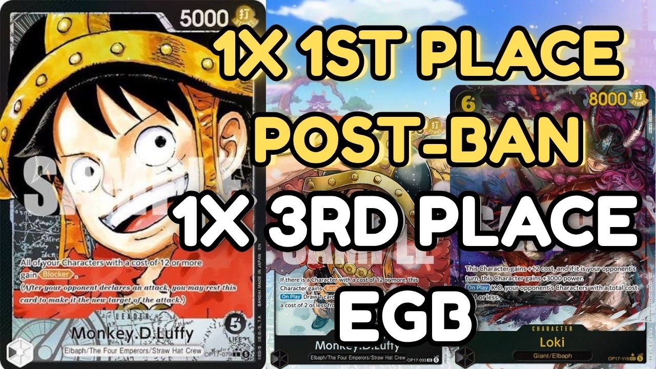 How I Won With Black Luffy OP17 Deck Profile | OPTCG
