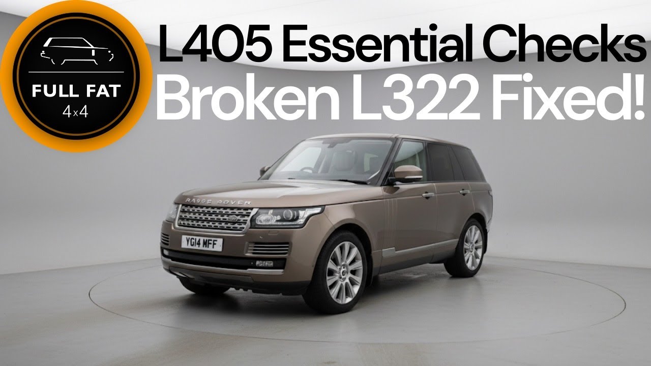Я купил на аукционе сломанный Range Rover L322 4.4 TDV8: ремонт оказался на удивление простым!