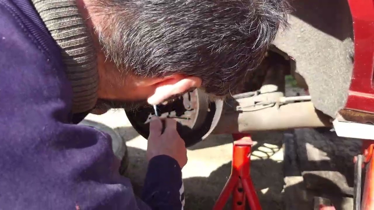 FORD FUSION 2006 Schimbare tamburi,saboti si reglaj frana de mana