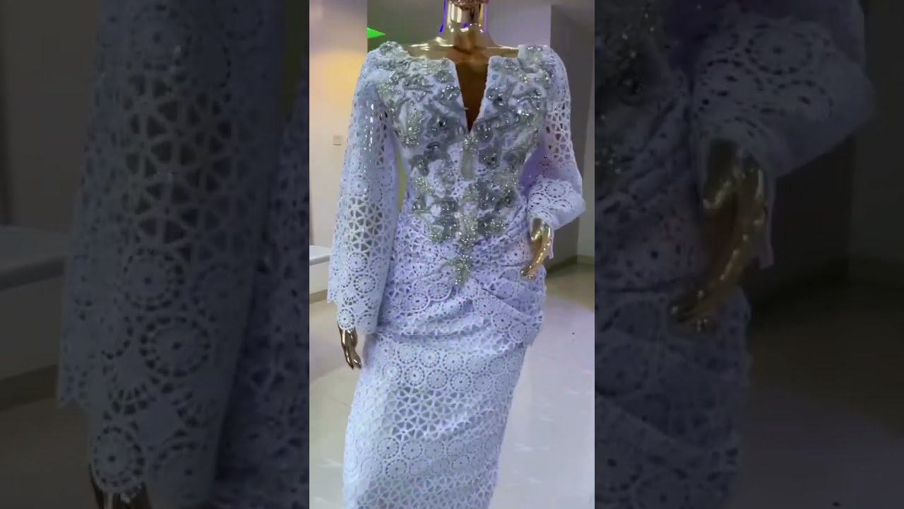 Mixing trimmings to get desired results 🤍. #fashiondesigner #applique #trimmings