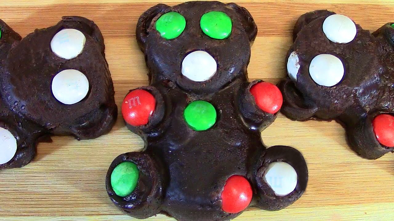 Шоколадный сырный медвежонок с M&M's. Очень вкусный!