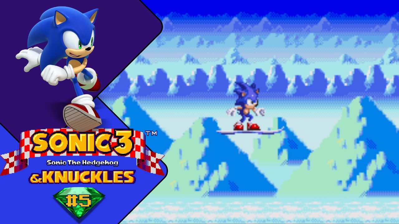 Sonic 3 & Knuckles | SONIC EN LA NIEVEEEE | Ice Cap Zone