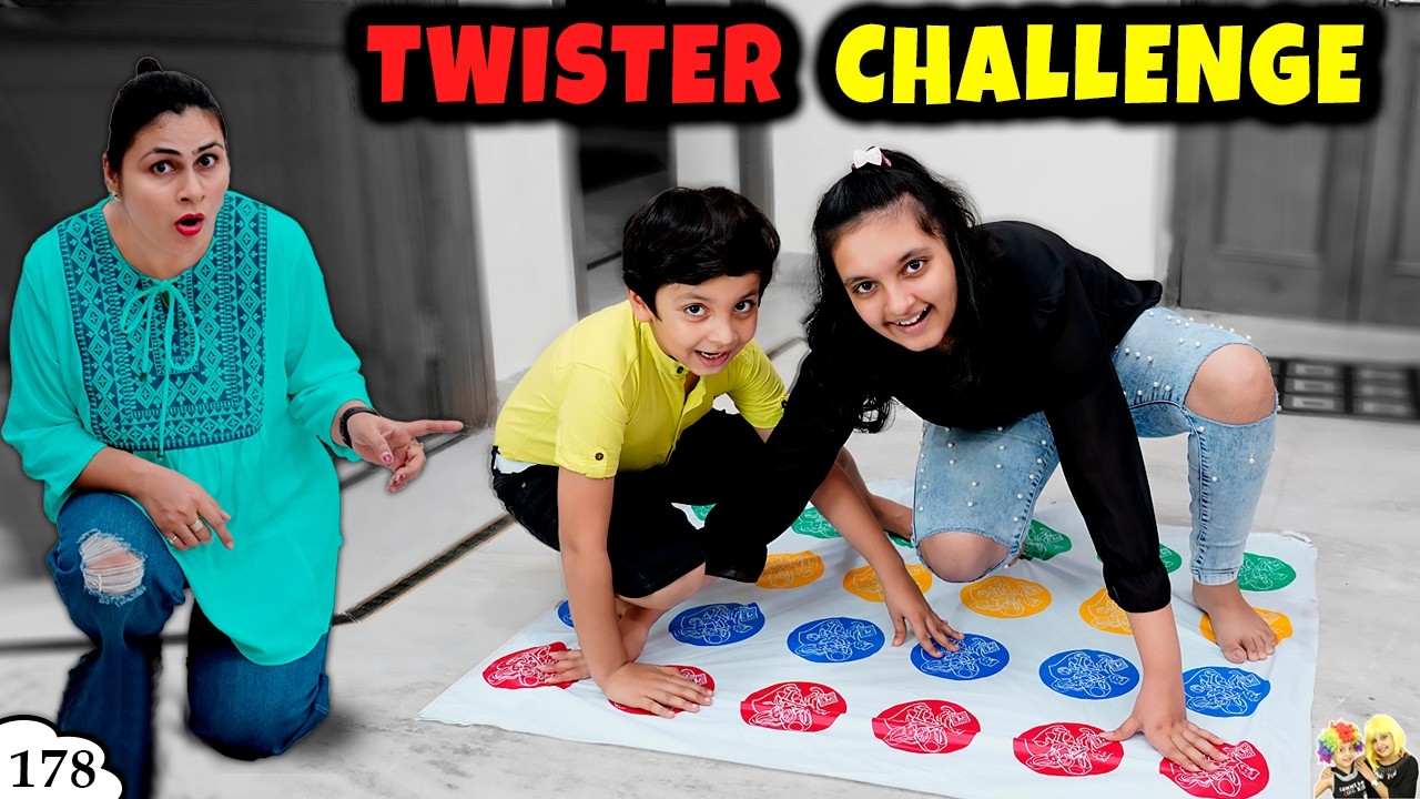 TWISTER CHALLENGE | Comedy Family Challenge | Ep 178 Aayu and Pihu Show