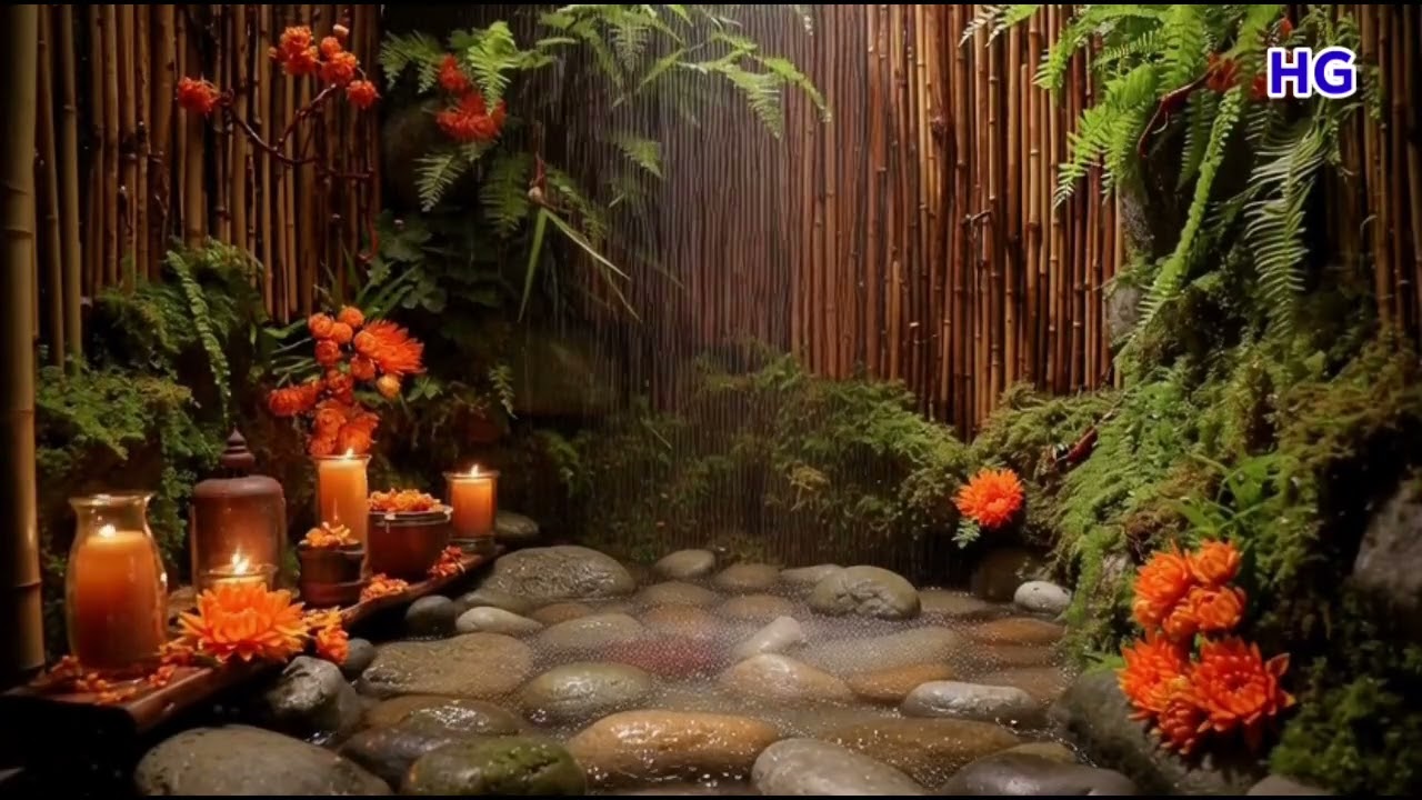 Piano Sleep Music with Water Ambience for Insomnia Relief