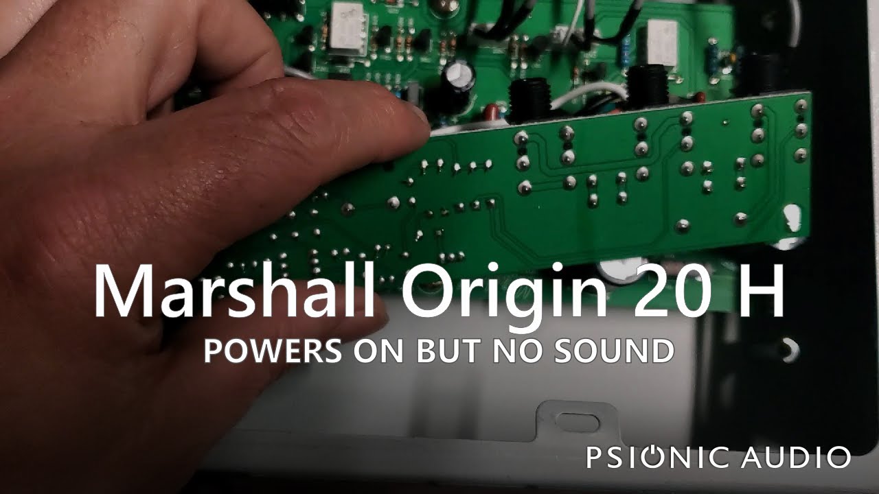 Marshall Origin 20 H | Powers On But No Sound