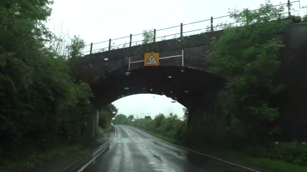 Driving On The B4084 From Worcester To Drakes Broughton, Worcestershire, England 22nd May 2024