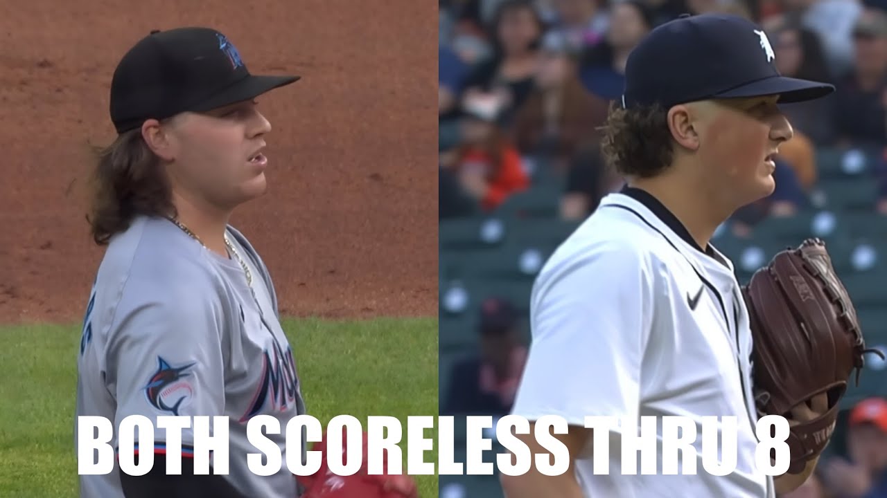 Reese Olson and Ryan Weathers Both Pitch 8 Shutout Innings in a Pitchers' Duel!!
