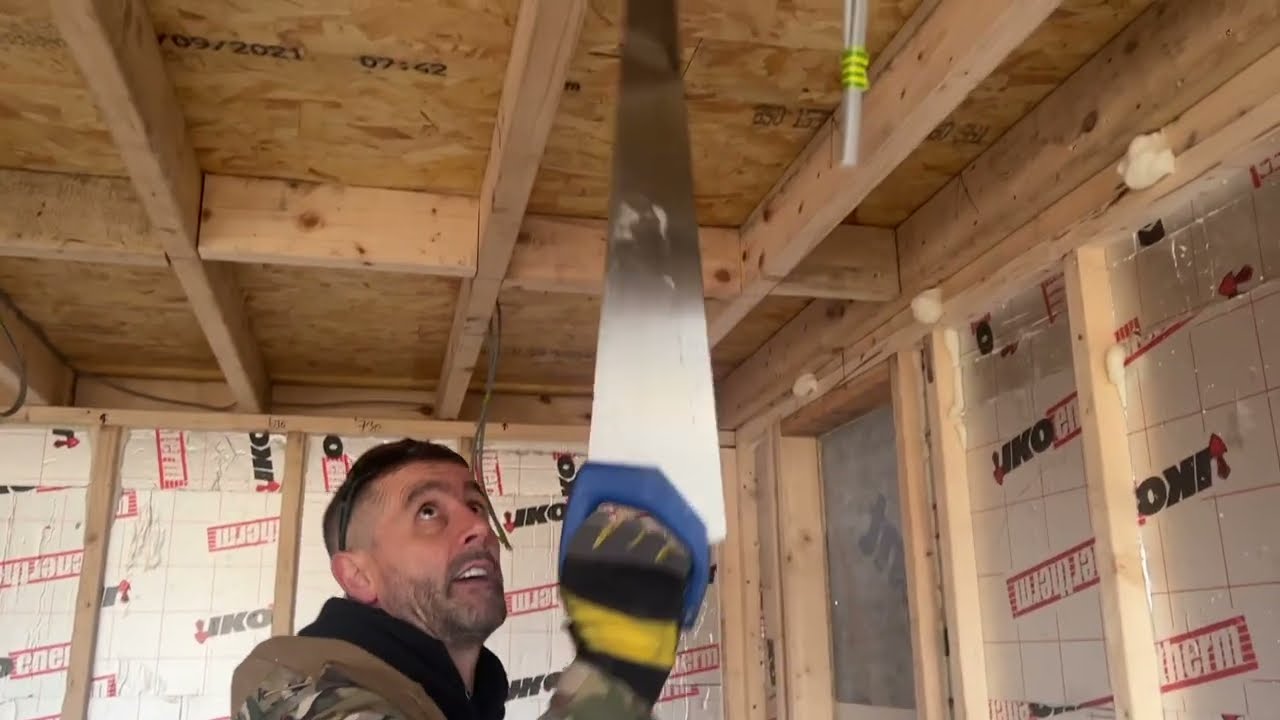 Day 9 of a solo garden room build with the bare essentials in the tool department