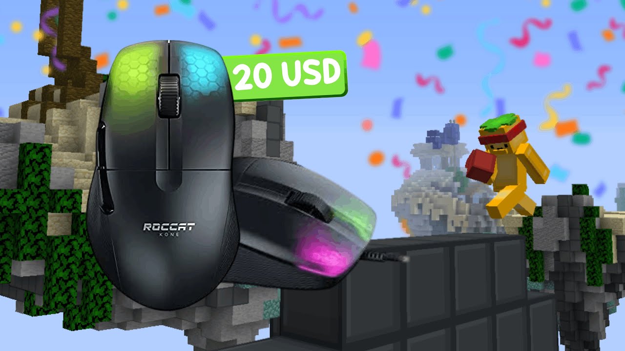 Use Mi Nuevo Mouse Para Jugar Bedwars (roccat kone pro)