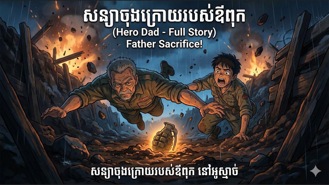 សន្យាចុងក្រោយរបស់ឪពុក៖ វីរភាព ពូសុខ និង កូនប្រុស នៅសមរភូមិអូស្មាច់ (Full Story)