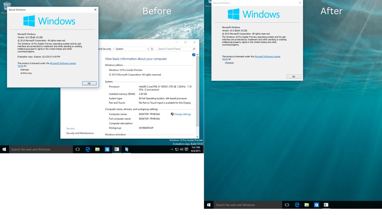 How to debomb Windows 10/Server 2016 Betas (UEFI) (check description)
