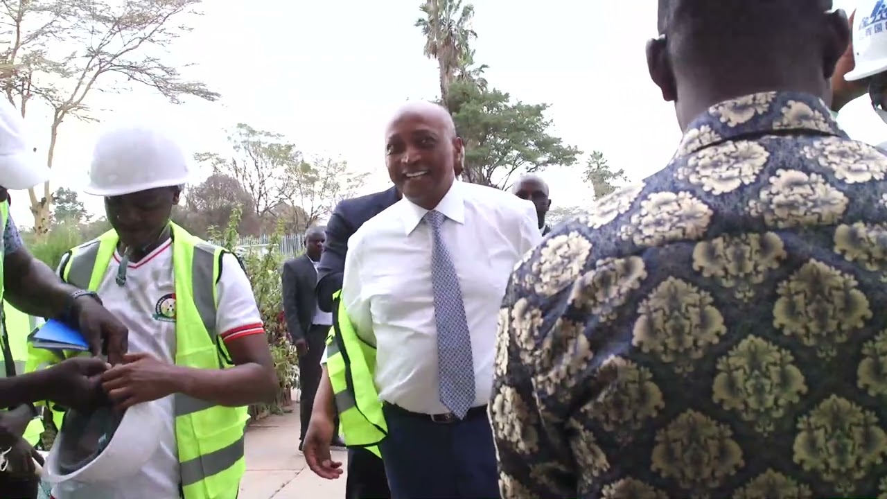 CAF PRESIDENT PATRICE MOTSEPE TOURS FACILITIES FOR CHAN TOURNAMENT
