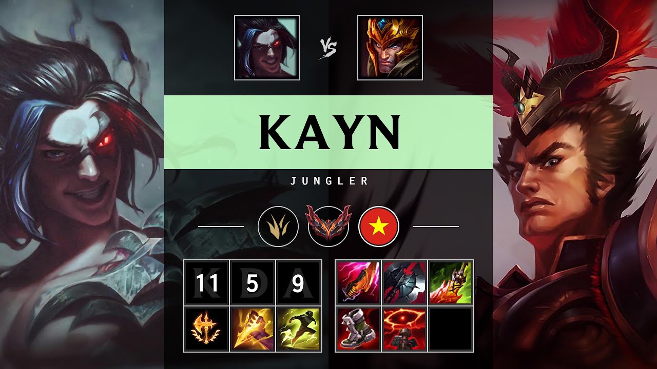 Kayn Jungle vs Jarvan IV - VN Grandmaster Patch 25.06