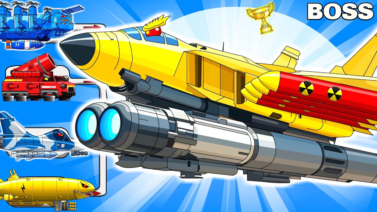 MASTER OF THE NEW SKY: Missile FIGHTER PLANES Tank VS Mega Rocket Vehicles | Epic Battle