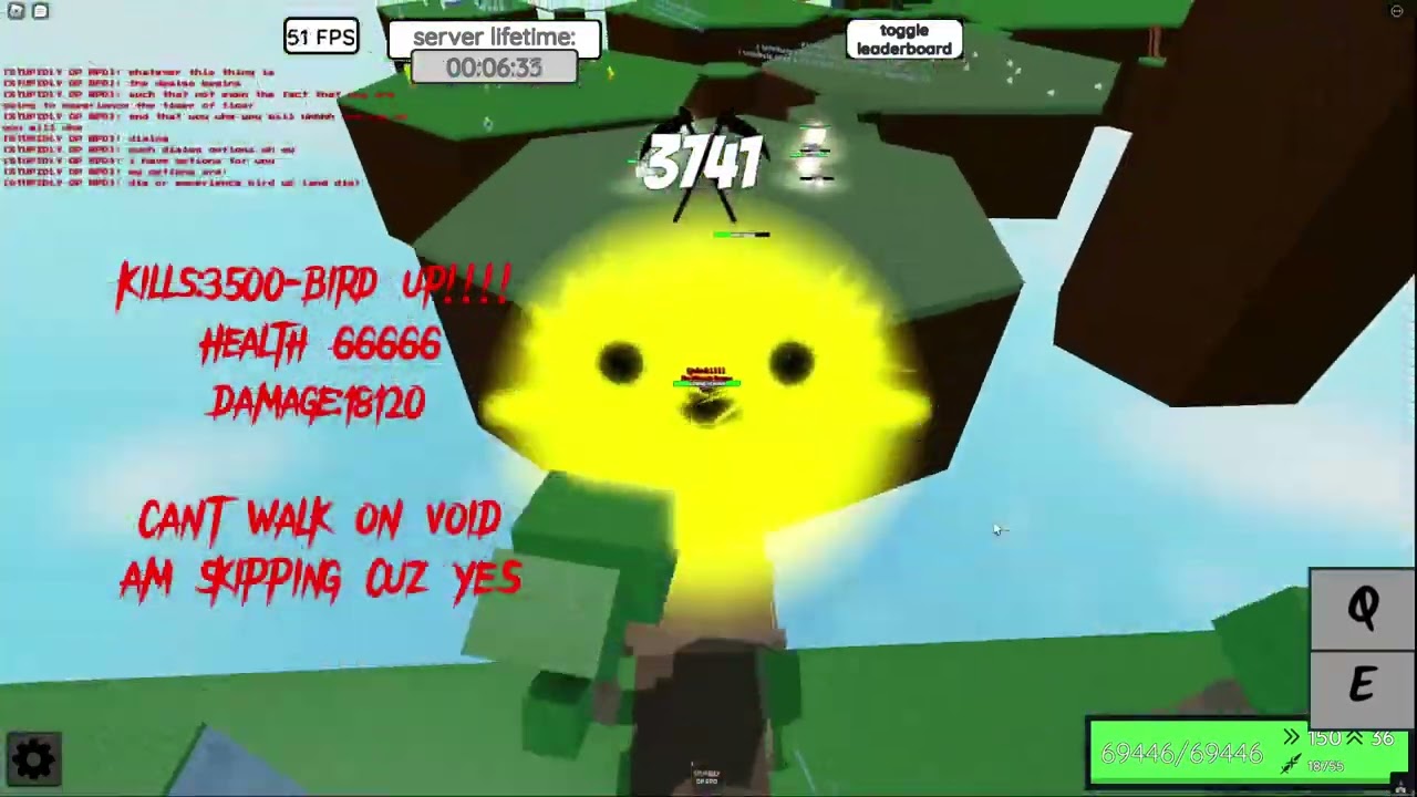 Streak sword Showcasing STUPIDLY op rpd