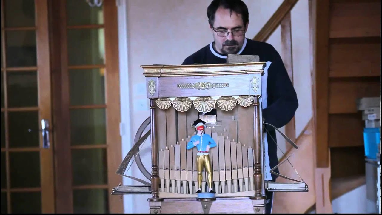 la foule - piaf - orgue de barbarie pneumatique 29 touches
