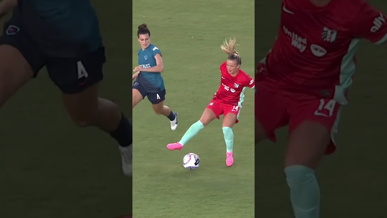 Claire Hutton hits the spin cycle 🌀  #nwsl