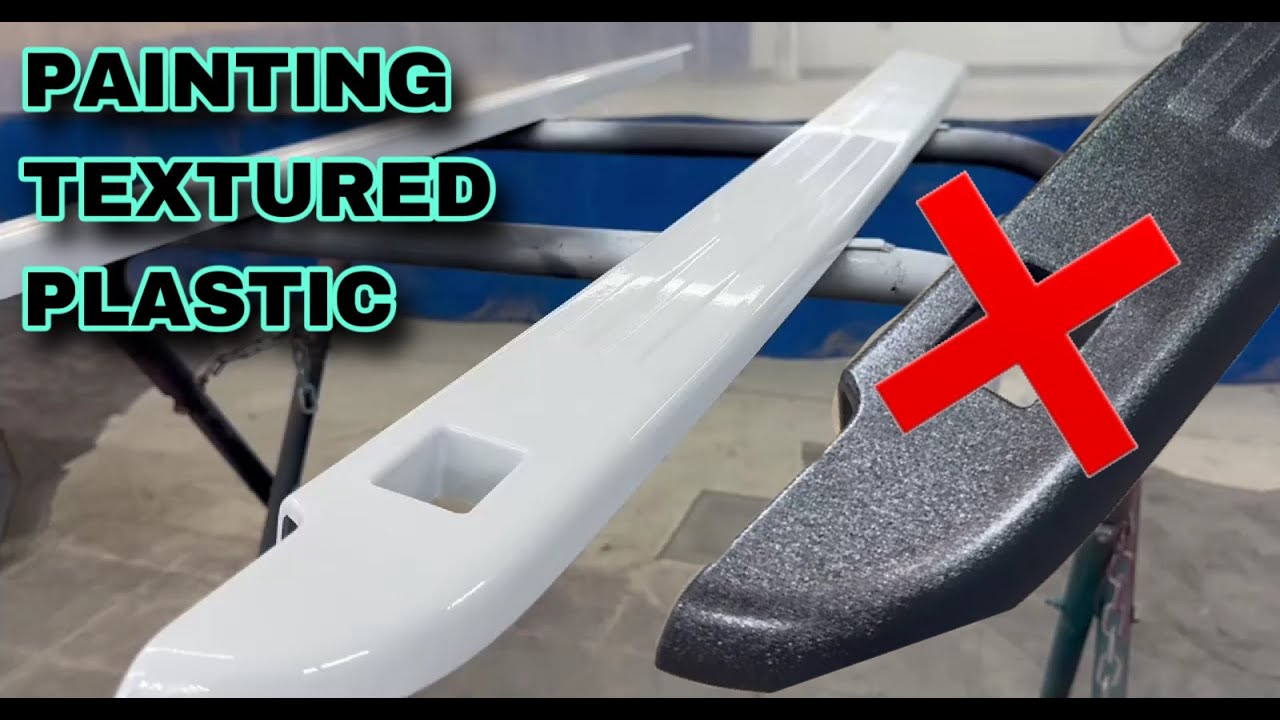 HOW TO PAINT TEXTURED PLASTIC! (SMOOTH & GLOSSY)