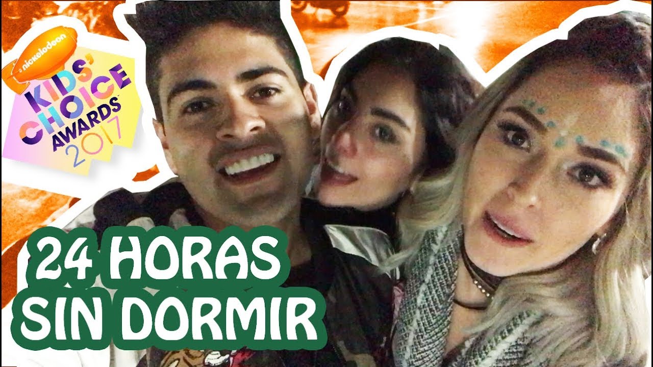 24 HORAS SIN DORMIR - Presenté un premio KIDS CHOICE AWARDS | Alejo Suárez