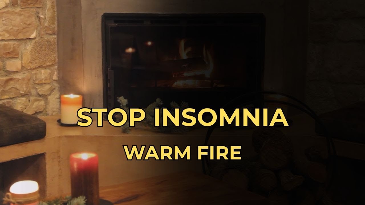 Burn Away Stress: Roaring Campfire Sounds 8 Hours (Screen Off)