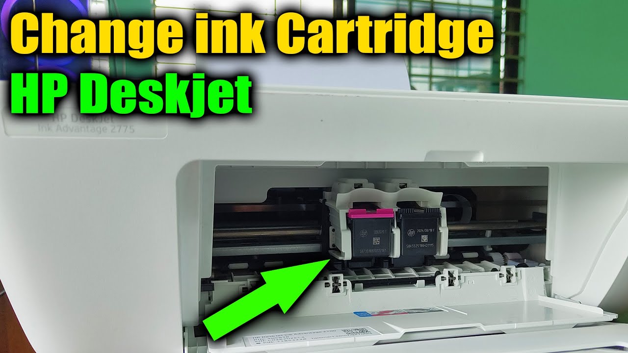 How to replace ink cartridge HP Deskjet