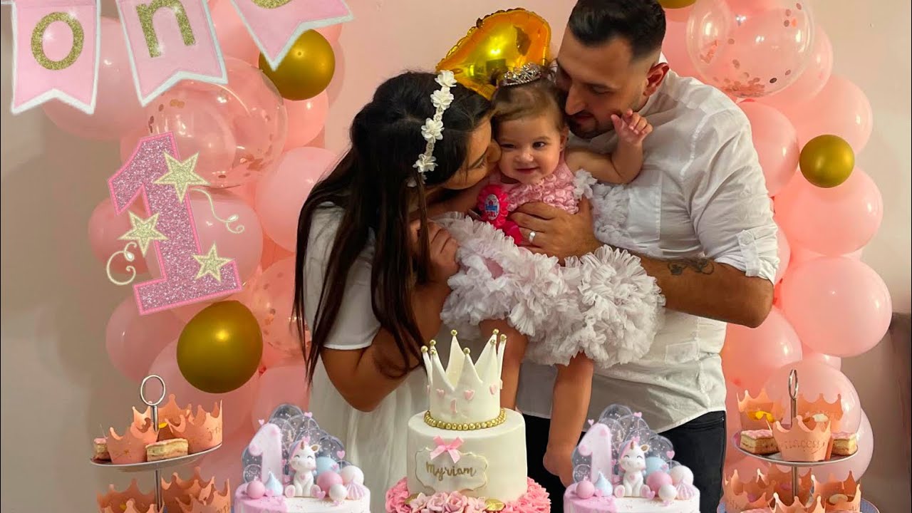 أجمل حفلة عيد ميلاد ومفاجات لبيبي ميريام🎂 (صارت سنة)